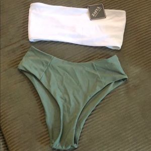 Two piece high waisted bikini